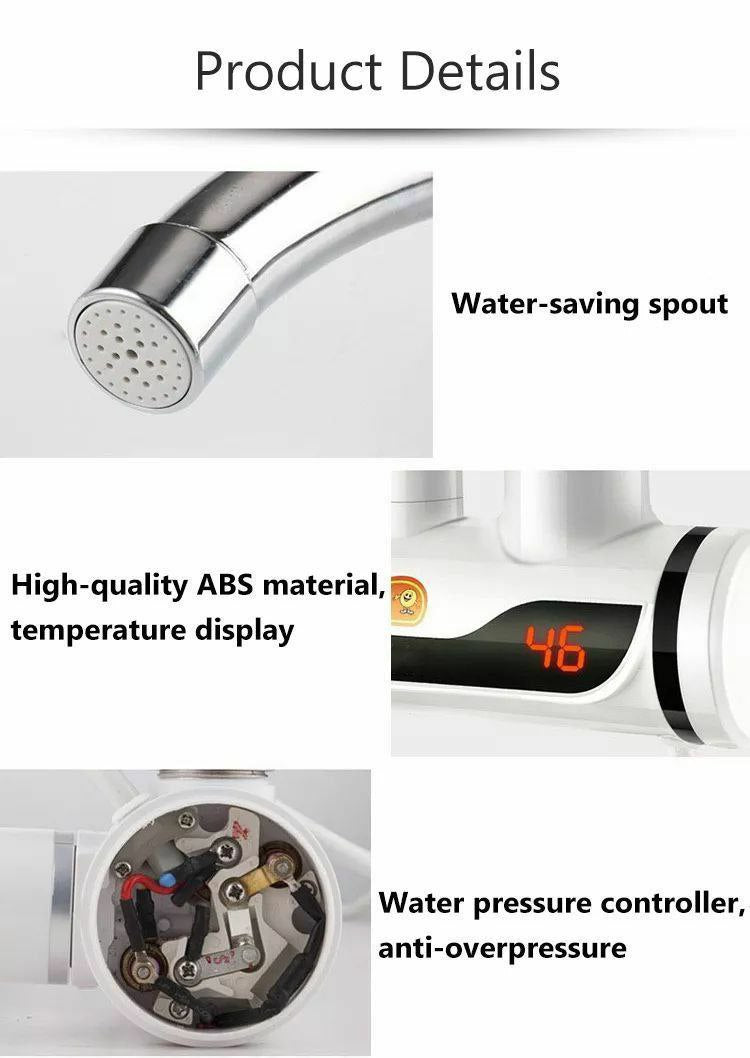 instant electric heating water faucet & shower