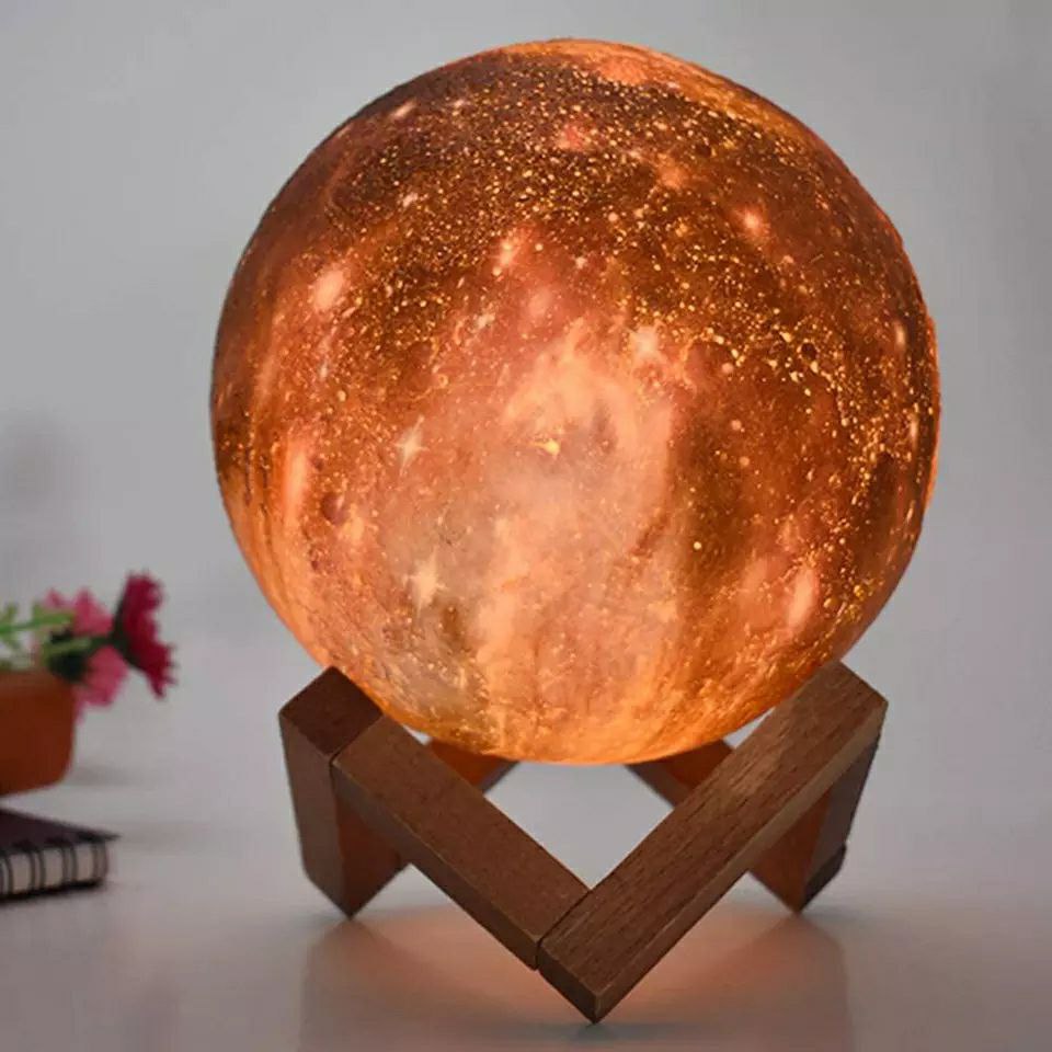 3D Galaxy Moon Lamp Night Light